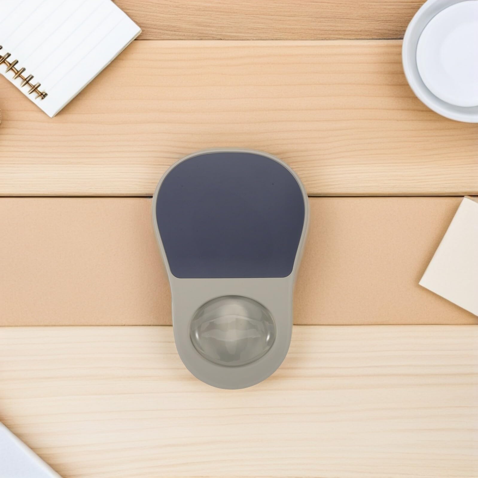 Ergonomisches Mauspad mit Handgelenkauflage Tiefblau Weiches Material Maus Handgelenkstütze für Computerarbeit und Büroeinsatz
