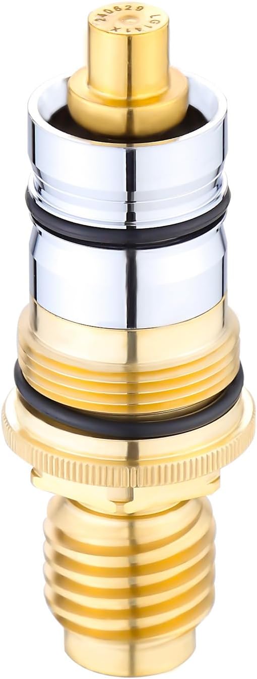 GR-47450000 for Grohe 1/2' Thermostatic Cartridge, for grohe 47450 cartridge Compatible with Grohtherm 1000, 2000, Auto 2000 Systems, Precision Temperature Control, Brass
