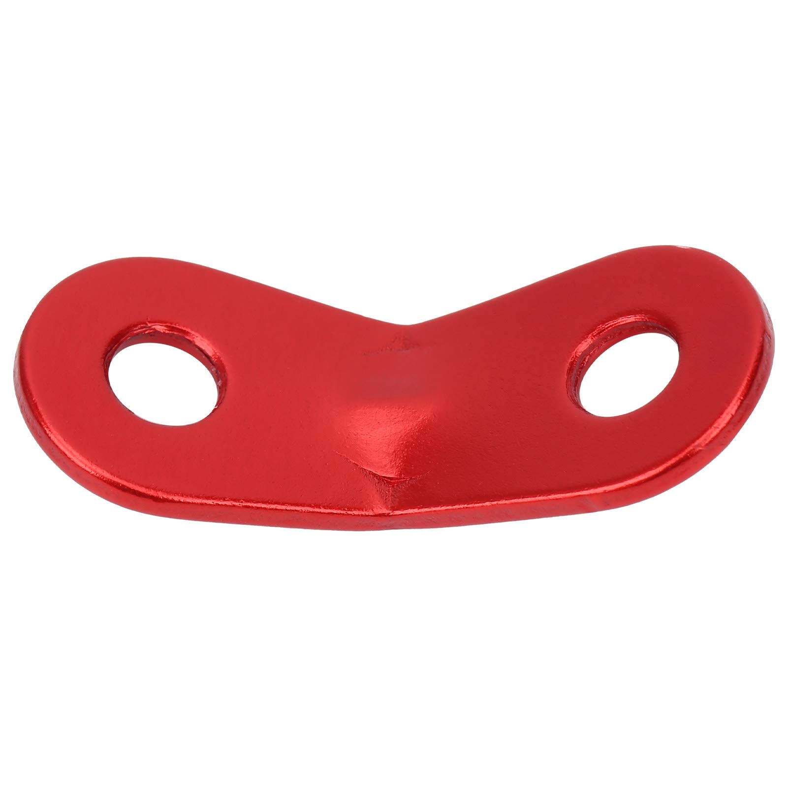 8 Pezzi Tenditori Per Tende In Lega Di Alluminio - Regolatori Di Corda A 2 Fori Per Campeggio, Trekking E Viaggi, Misura 60x10mm Foro 7mm, Colore Rosso