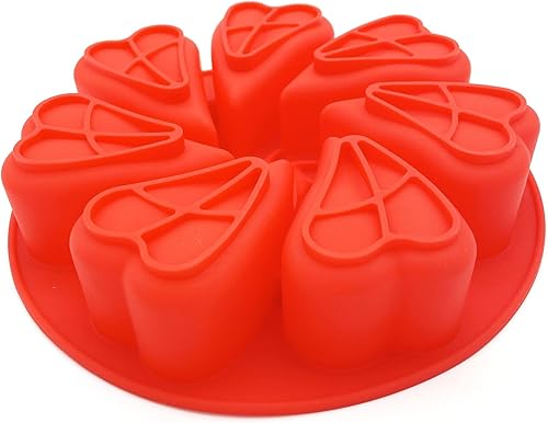 Miniatura 2 de Molde de silicona para tartas de scone, molde de silicona para chocolate, flor, corazón, chocolate, dulces, postre, cheesecake, trufa, caramelos,