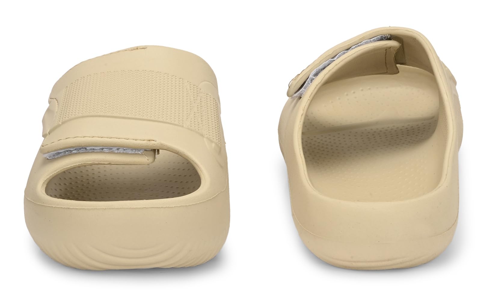 AFROJACK Men's Classic Slide Slippers (Beige, UK Footwear Size System, Adult, Men, Numeric, Medium, 10) 4