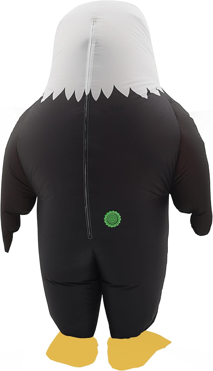 Inflatable eagle Costume Adult,Mascot Costume for National Day Cosplay Party Halloween Christmas