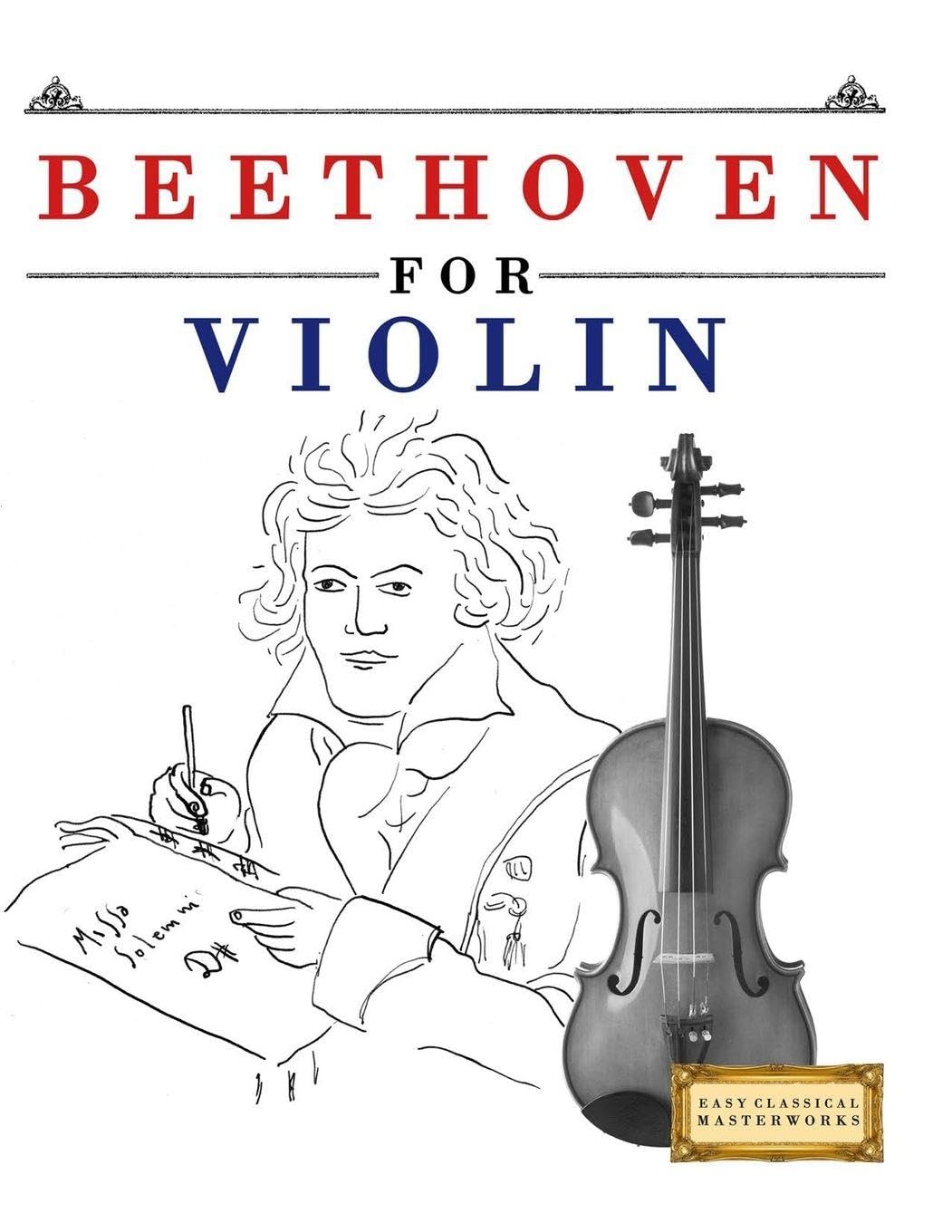 Beethoven for Violin: 10 Easy Themes for Violin Beginner Book