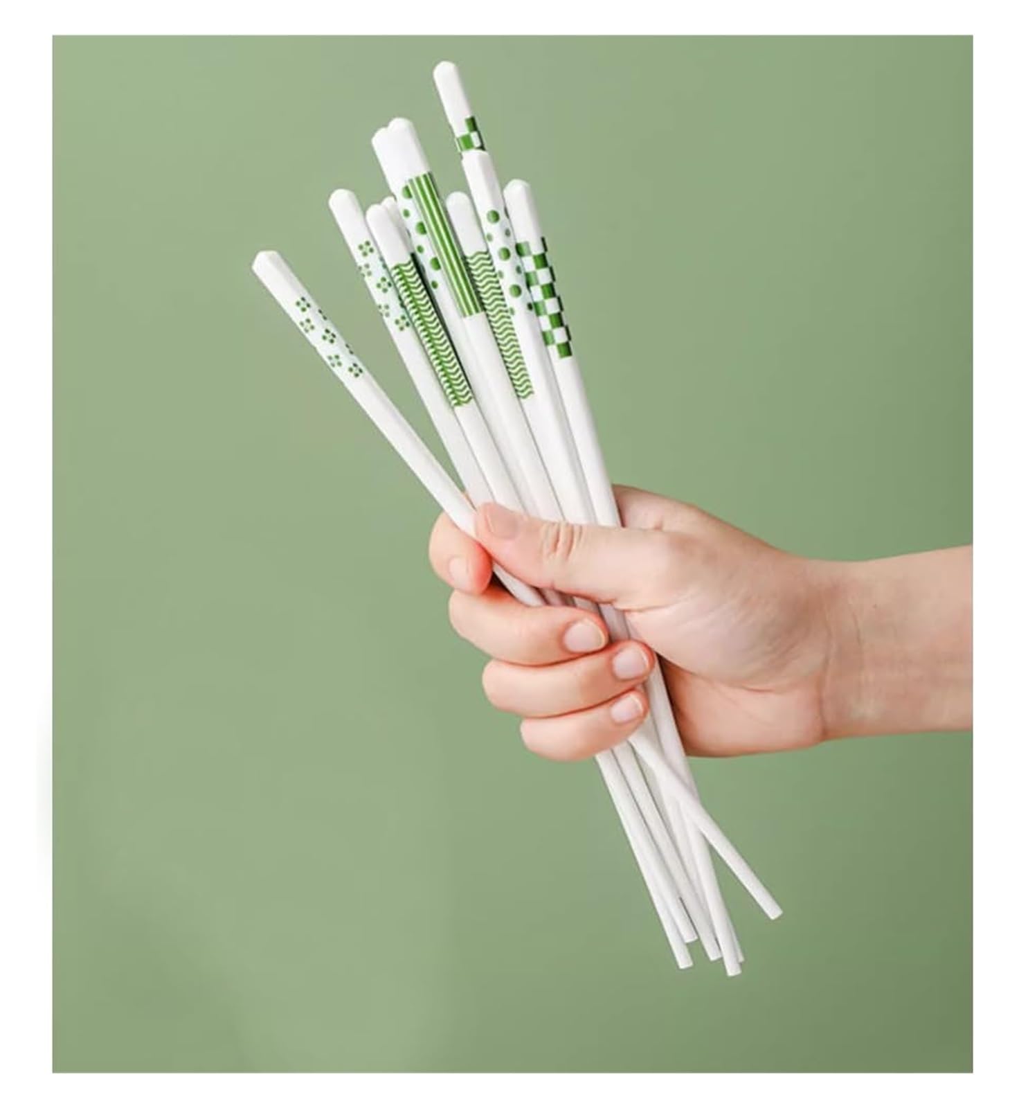 Baguettes en céramique, 10 paires de baguettes réutilisables, coffret cadeau, chinoises coréennes