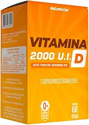 Vitamina D 500mg 2.000 UI 60 Cápsulas Vitamina do Sol - Natunéctar
