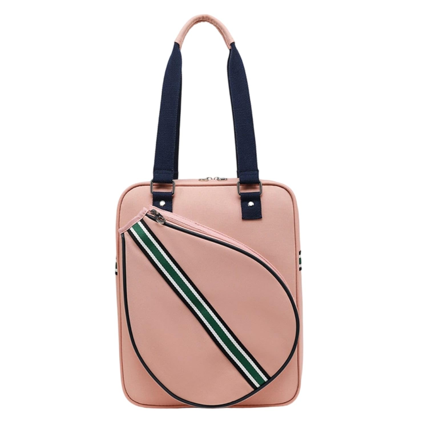 Large Capacity Badminton Racket Bag Pink Polyester | Carrying Options Space-Saving Practical Polyester Large Pink-picture-13