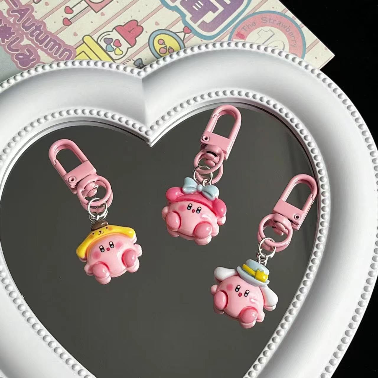 Amazon.co.jp: 5個セット 星のカービィKirby キーホルダー キー