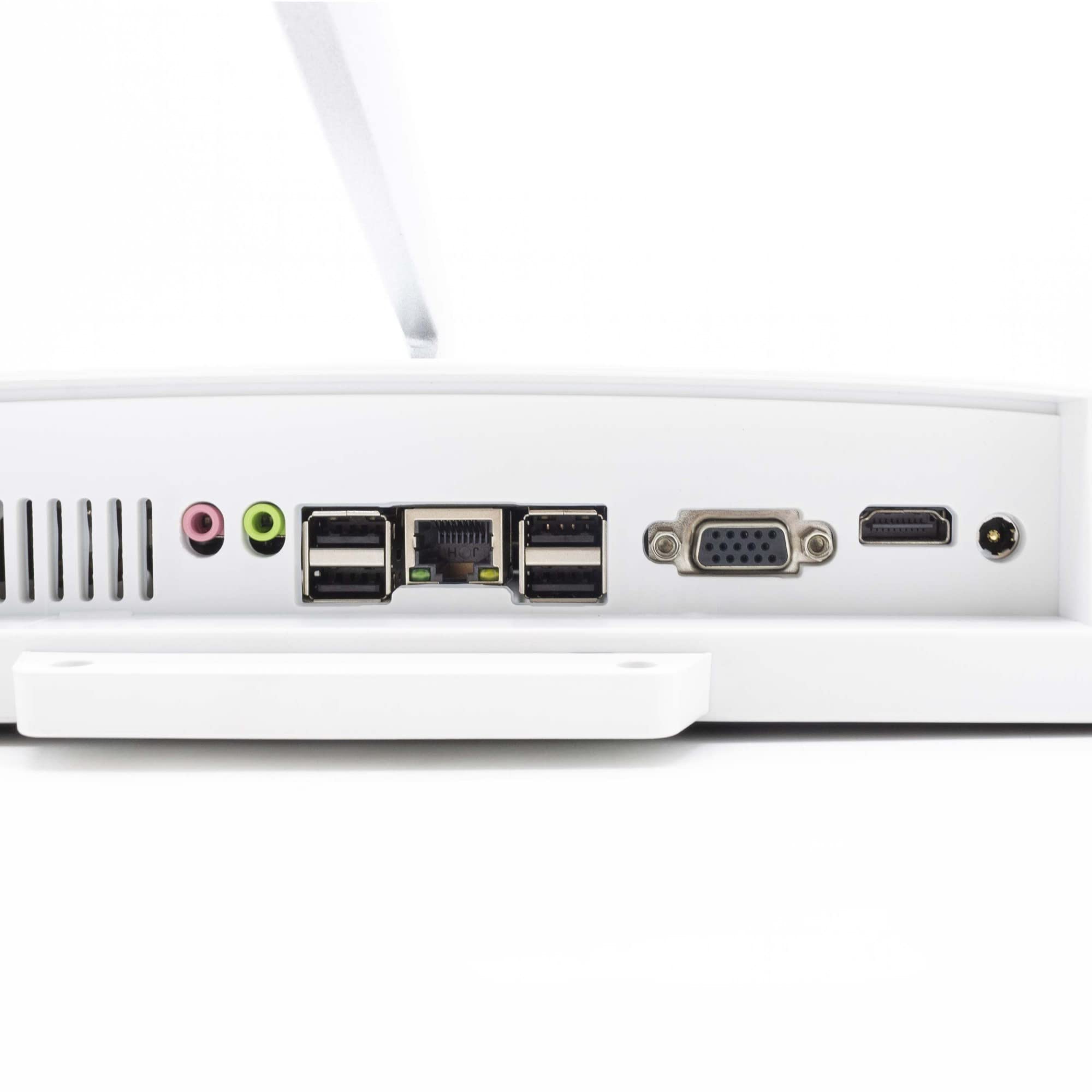SIMPLETEK - PC All in One Core i7 fino 3.80GHz 16GB RAM SSD 2TB Windows 11 Pro | Display 24" FHD Webcam integrata WiFi BT LAN HDMI | Computer Fisso Casa Ufficio Scuola Lavoro