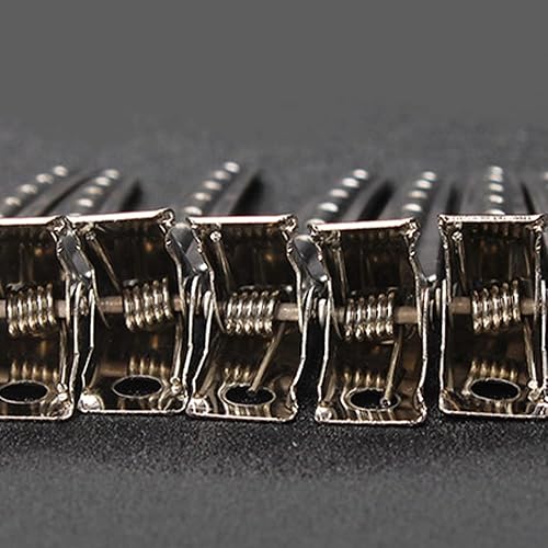 31 Pack Duck Bill Clips,3.5 Inches Silver Metal Duck Billed Hair Clips for Women Styling Sectioning, Duckbill Long Hair Clips, Pin Curl Clips for