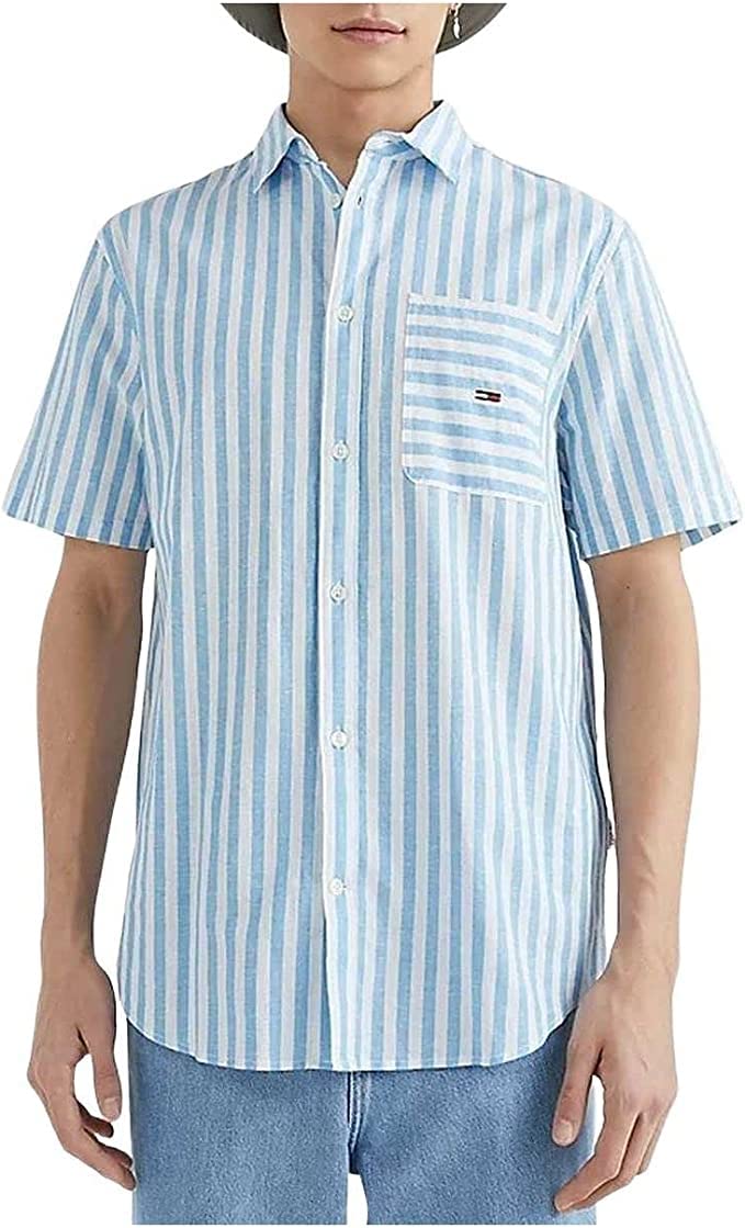 Tjm Rlx Ss Stripe Linen Shirt Gömlek Erkek