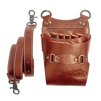 カット用シザー4本セットと収納バッグ、昭和レトロ手動バリカン カット用シザー4本セットと収納バッグ、昭和レトロ手動バリカン