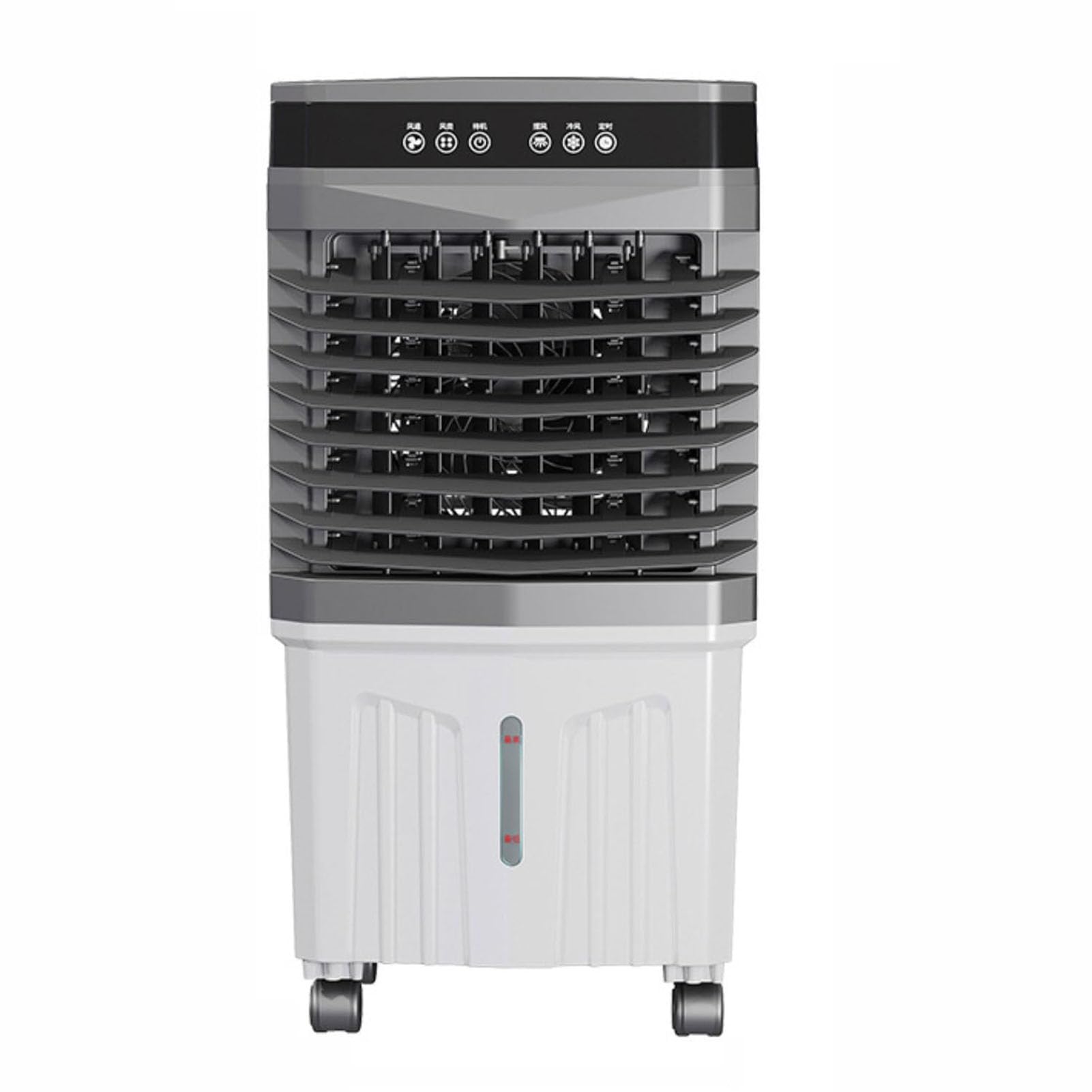 LJXFYSD Portable Evaporative Air Cooler, Swamp Cooling Fan with Large Tank 40L for Garage, 3 Speeds 12H Timer Silent Cooling with 120° Oscillation for Home and Office