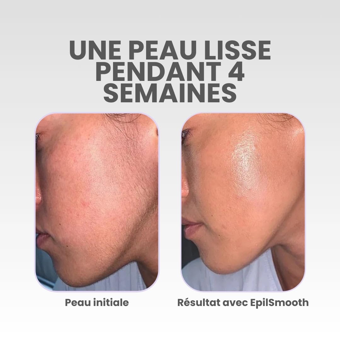 Xandora EpilSmooth⎪Épilateur visage Épilateur visage 2 en 1 USB rechargeable avec lumière LED intégrée pour épilation précise des sourcils, lèvres et zones sensibles, léger et portable