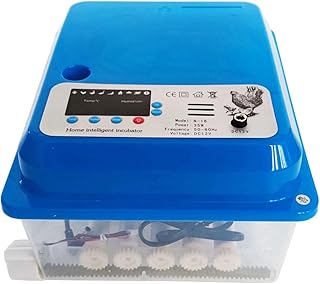 HQHAOTWU Automatic Incubator, Egg Incubator 16 Eggs, LED Display Automatic Egg Turnover and Temperature/Humidity Control, 110V