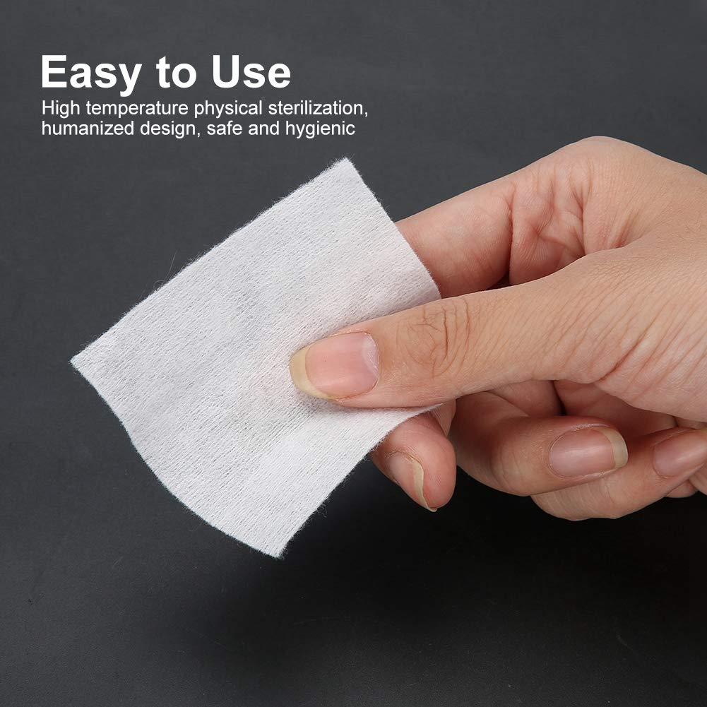 ccHuDE 1200 stuks vierkante wattenschijfjes make-up remover pads