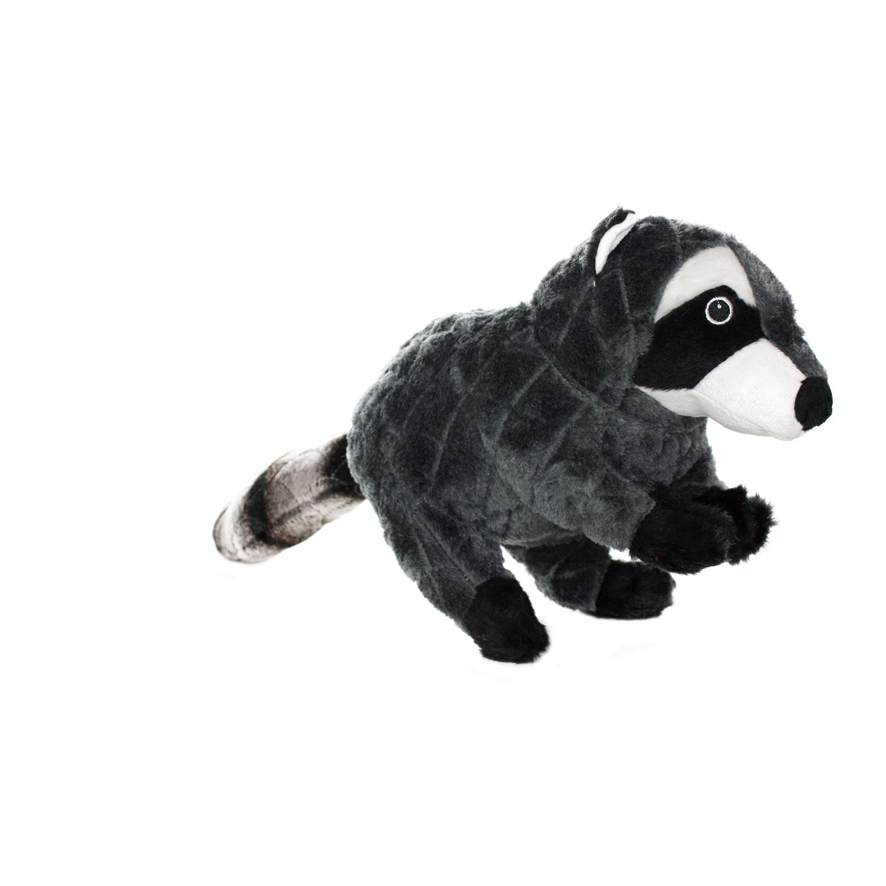 MIGHTY-Nature Raccoon-Squeaker-Multiple Layers. Made Durable, Strong & Tough. Interactive Play Dog Toy (Tug, Toss & Fetch). Machine Washable & Floats