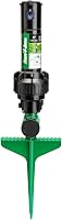 Rain Bird 42SASPG 42SA Gear Drive Rotor Sprinkler on Heavy-Duty Spike - Adjustable 40-360° Pattern, 26-38 ft Radius for Even Lawn Watering