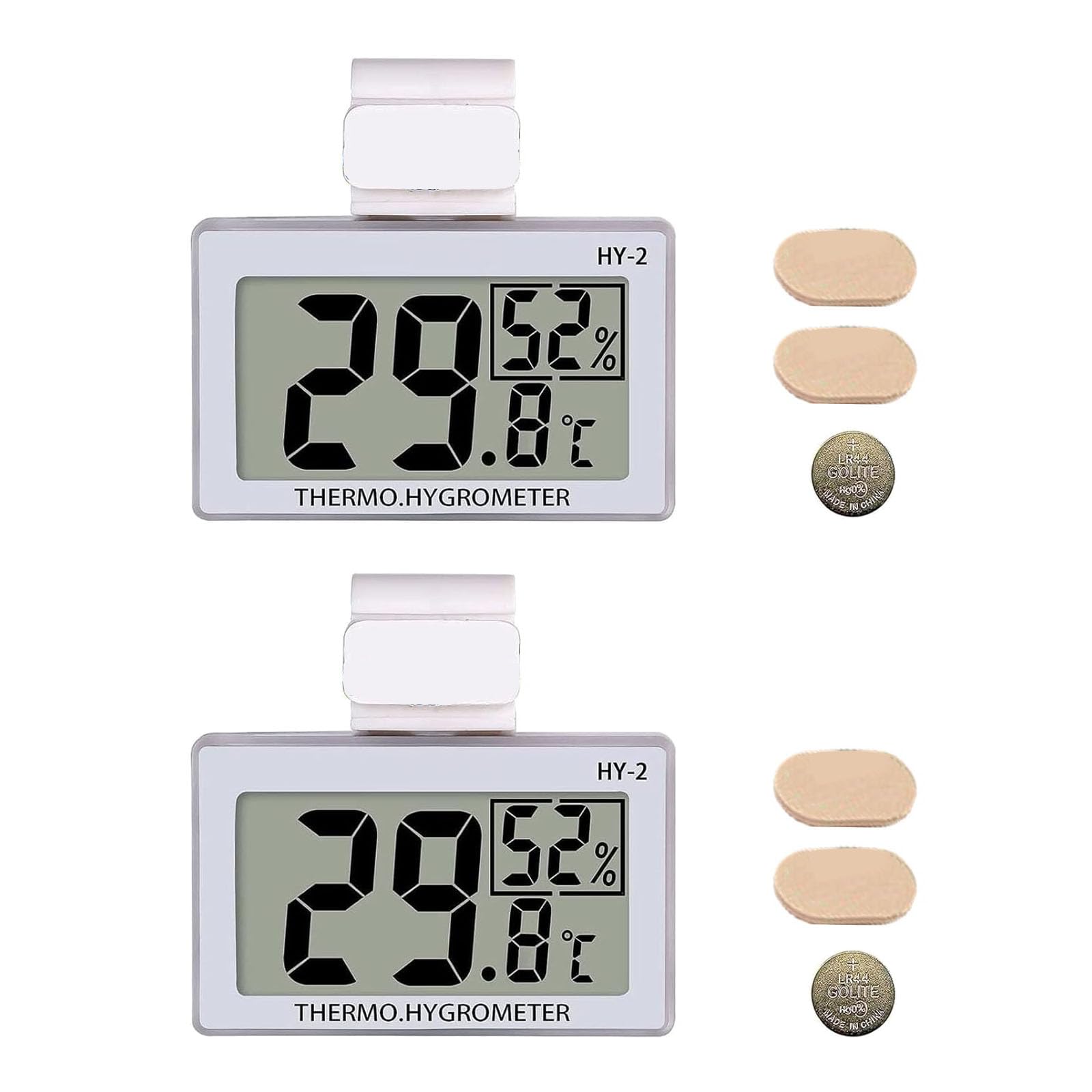 Amazon.co.jp: サムコス 温湿度計 2個入り 爬虫類 温湿度管理 温度計