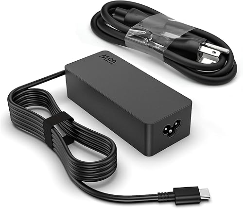 Miniatura 2 de Cargador portátil USB C de 65 W AC para Lenovo Chromebook 100e 300e 500e C330 S330 ThinkPad T480 T480s T580 T580s E480 E580 Yoga A485 T490S T590