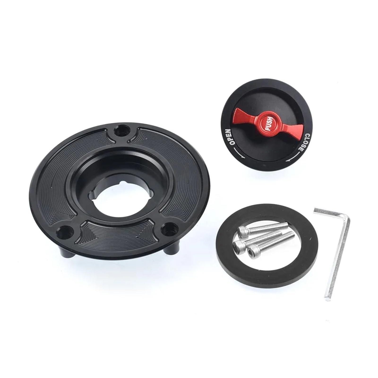 Tappo Serbatoio Tappo Serbatoio Carburante Olio Per Kawa&saki Z1000SX | Tappo Serbatoio Resistente In Alluminio CNC Per Kawa&saki Z1000SX 2009-2023. Chiusura Facile, Antifurto