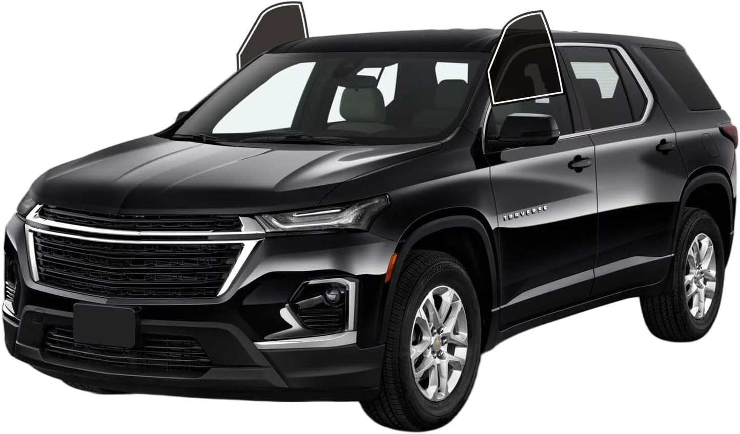 Precut Window Tint Film for Chevy Traverse 2018-2023 Front Row Window 20% VLT 2Ply Anti-Shatter, UV Block, Privacy Protection, Easy Install, No Trimming Needed,Heat & Glare Reduction