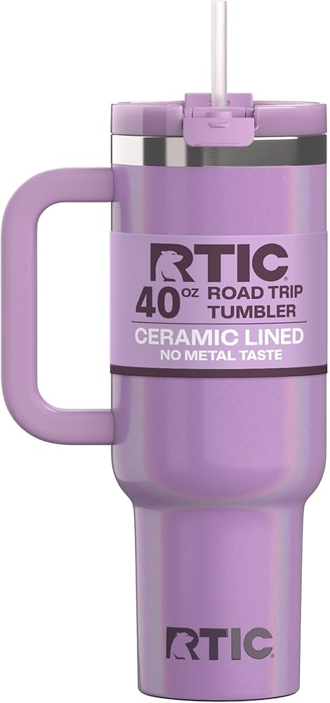 Amazon.com: RTIC 40 oz Road Trip Tumbler Double-Walled Cermaic