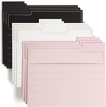 U Brands Fashion File Folders with Pockets, 9 Count, 1/3-Cut Tabs in Assorted Positions, Letter Size, Office Supplies Classic Foil