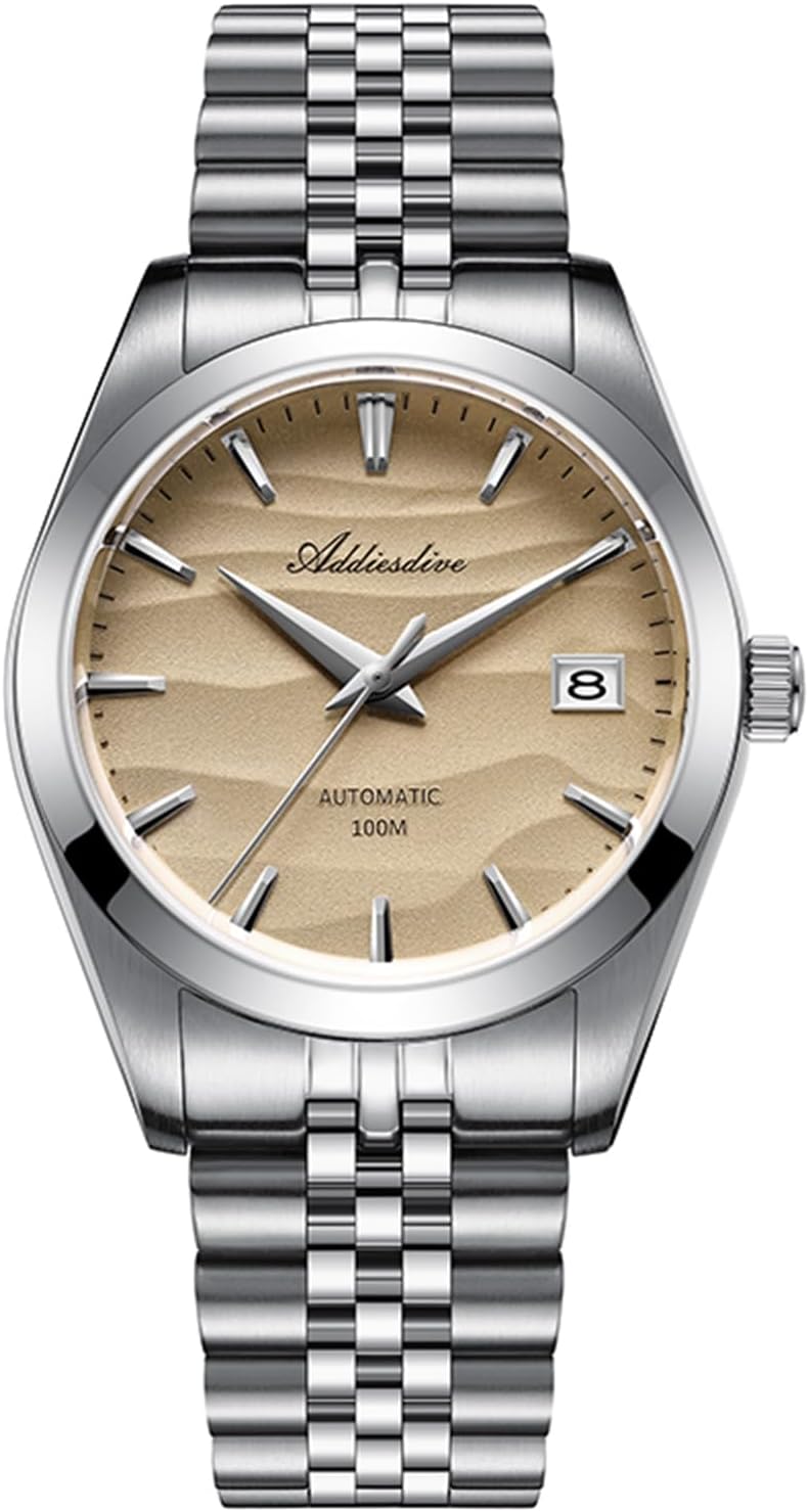Addiesdive AD2059 39mm Sand Dial NH35 Mechanical Watch for Men Sapphire Crystal Glass 10Bar Water Resistant
