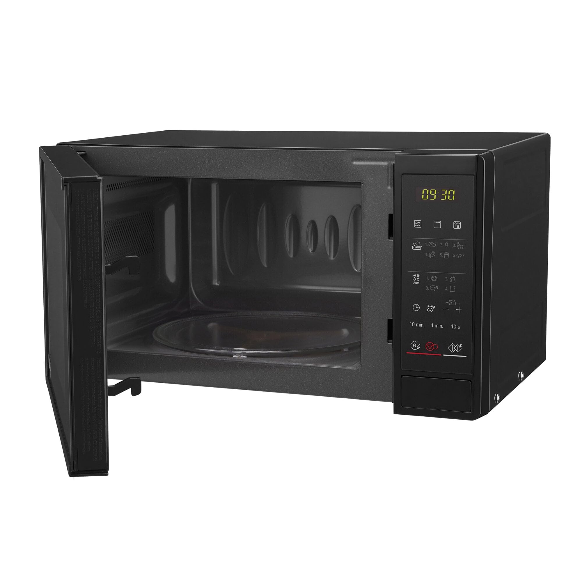 LG MH6042D - Microondas con Grill y Display Digital, Capacidad de 20 litros, 700W, 5 Niveles de Potencia, Easy Clean, Grill de Cuarzo Color Negro