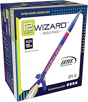 Vista 10 de Estes - Paquete a granel de cohetes modelo volador mago 1754 (paquete de 12) Kit de cohete intermedio Instrucciones paso a paso Kits de educación