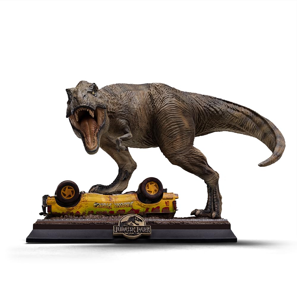 Iron Studios Jurassic Park T-Rex Attack Icons Statue