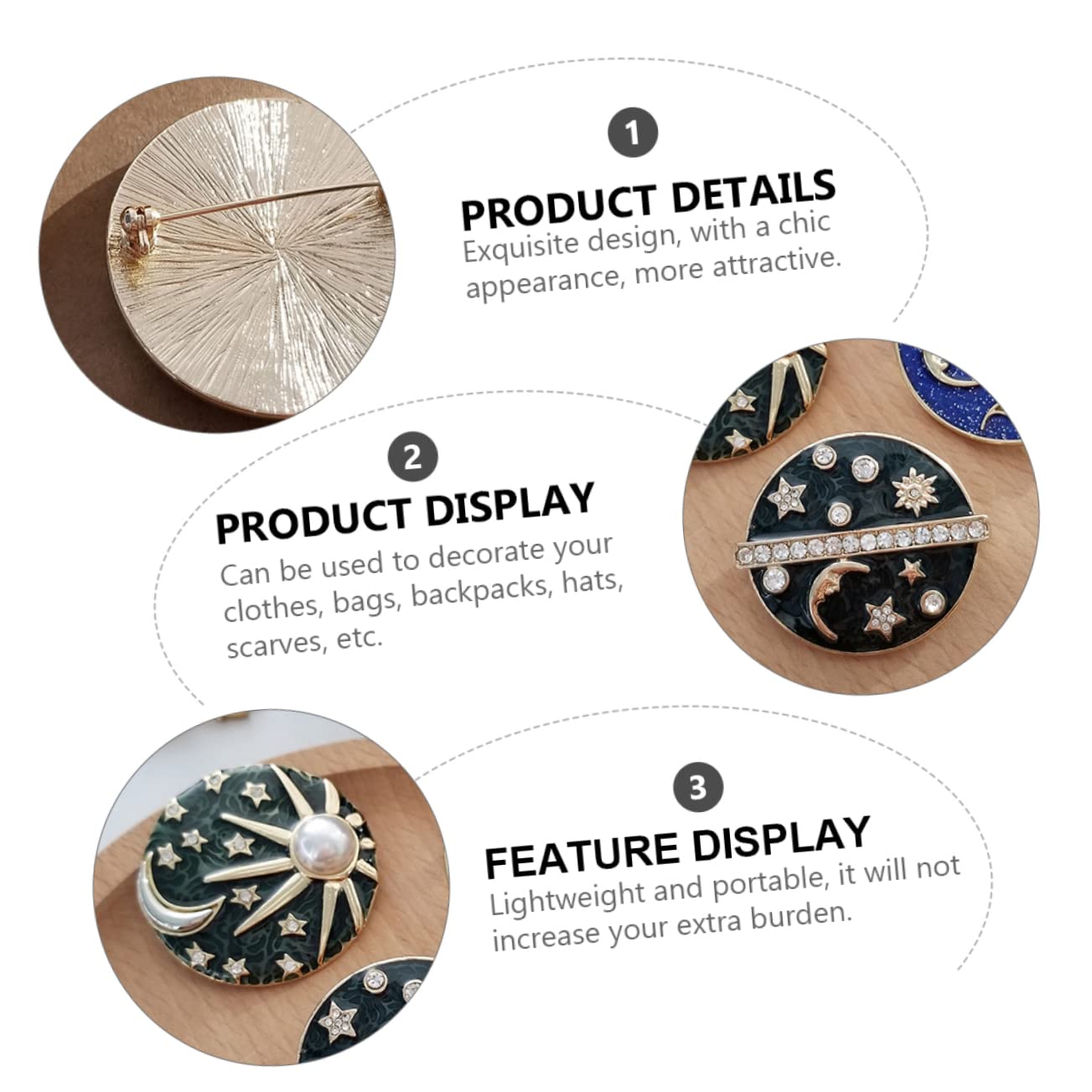 15stücke Broschen Kreative Anstecker Aus Vielseitig Für Kleidung Taschen Pullover Und Mehr Modisches Design Für Jeden Anlass