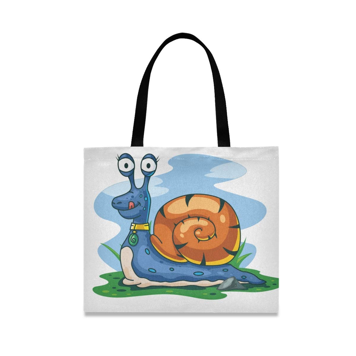 BEUSS Borsa Della Spesa Riutilizzabile In Tela Con Motivo Cartone Animato Robot - Shopper Pieghevole Ecologica Per Donna