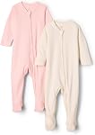 Amazon Essentials baby-boys Cotton Footed Sleep and Play Bodysuit