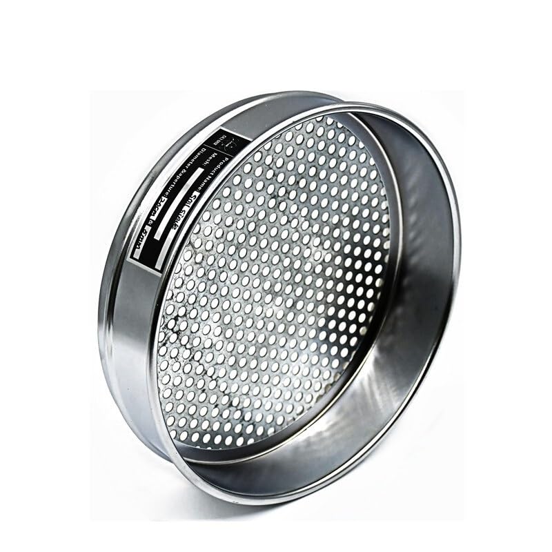Tamis de test de laboratoire R20 cm avec revêtement galvanisé haute résistance 0.075mm