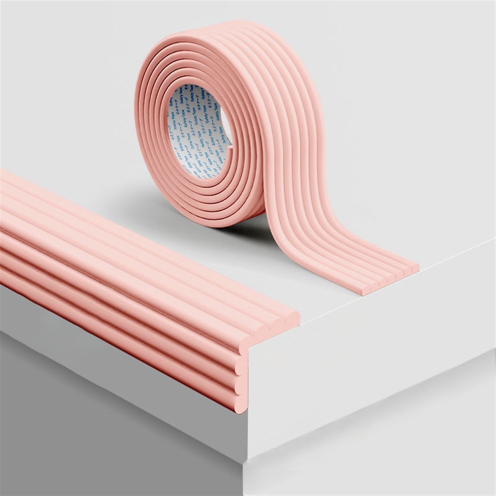 Protecciones para bordes y esquinas Parachoques extra grueso for muebles en forma de M, protector de parachoques de seguridad for bebés de espuma de 6,6 pies 16,4 pies, cojín de borde de escritorio fl