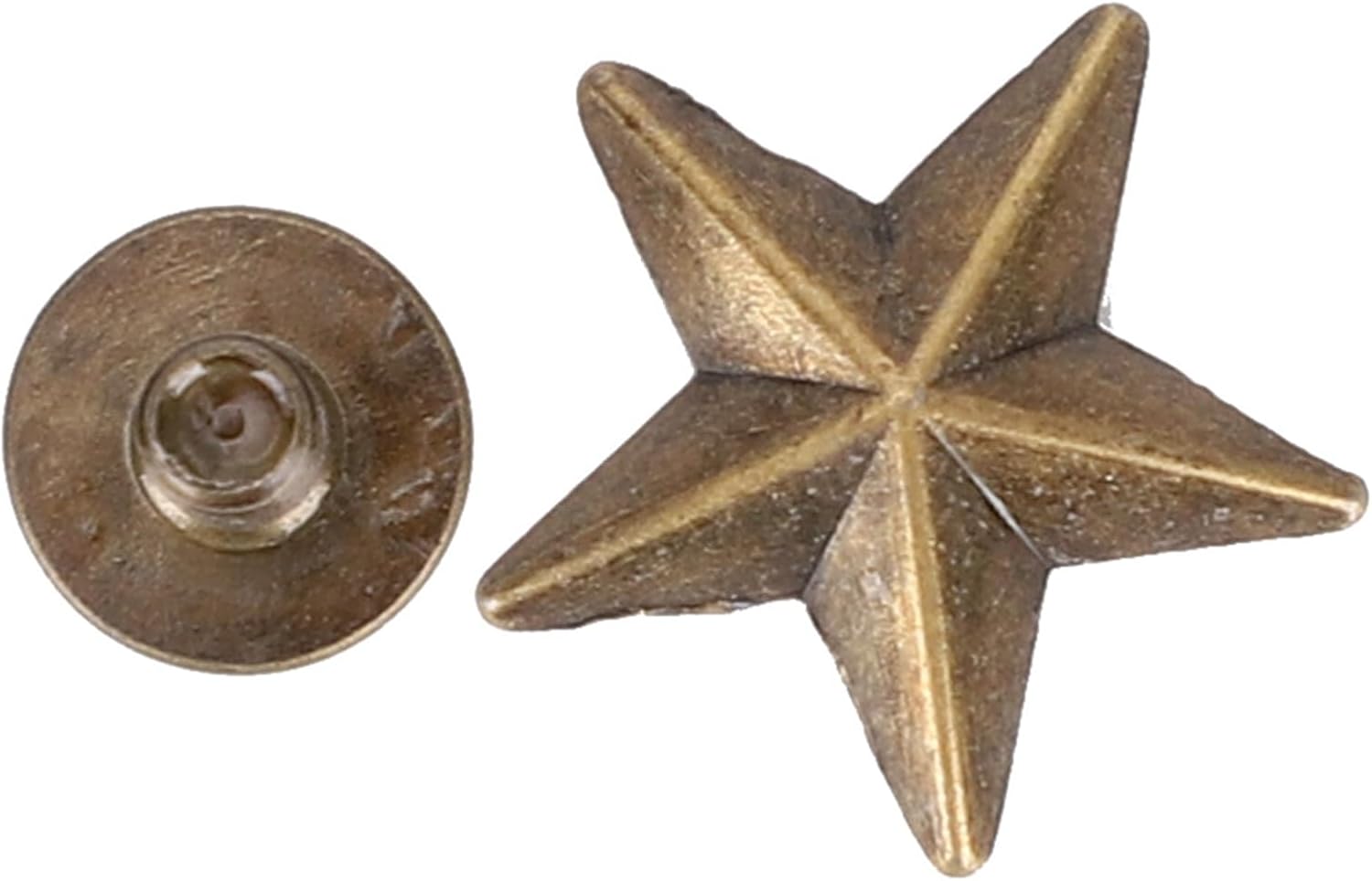 Fayelume 50 Sets Star Studs, 14mm Leathercraft Rivets, Star Buttons, with Screws, for Leather, Clothing, Clothing, Crafts, Shoes