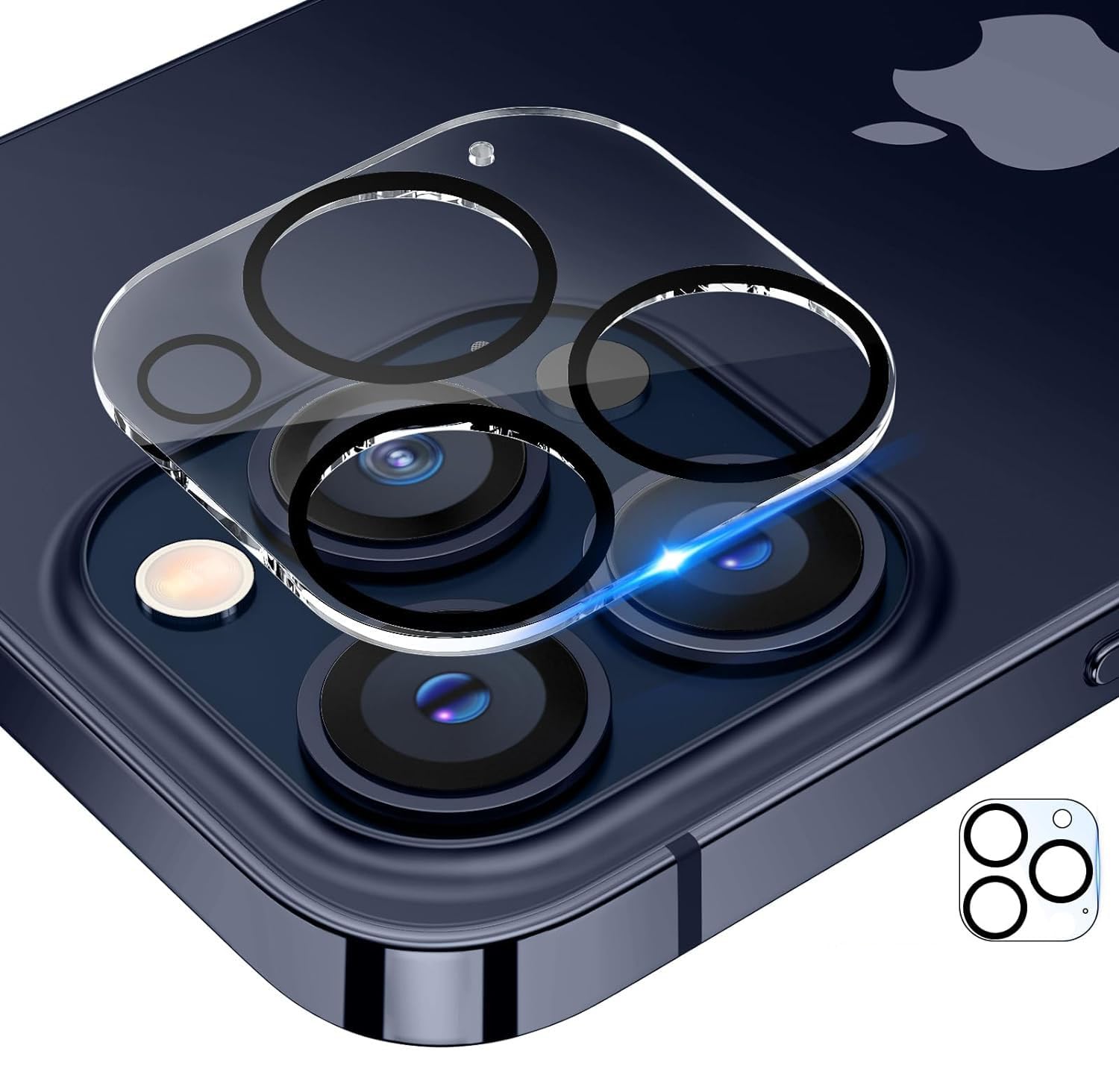 MAYBAL® Transparent Camera Lens Protector Compatible for iPhone 15 Pro/iPhone 15 Pro Max- Tempered Glass Screen Protector – Scratch Resistant, Easy Installation – Transparent Pack of 1 MAYBAL® Transparent Camera Lens Protector Compatible for iPhone 15 Pro/iPhone 15 Pro Max- Tempered Glass Screen Protector – Scratch Resistant, Easy Installation – Transparent Pack of 1