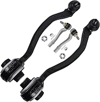 Vista 125 de Detroit Axle - 4 brazos de control de extremo delantero para Nissan Frontier Xterra 2000-2004 Brazos de control inferior y superior con rótulas