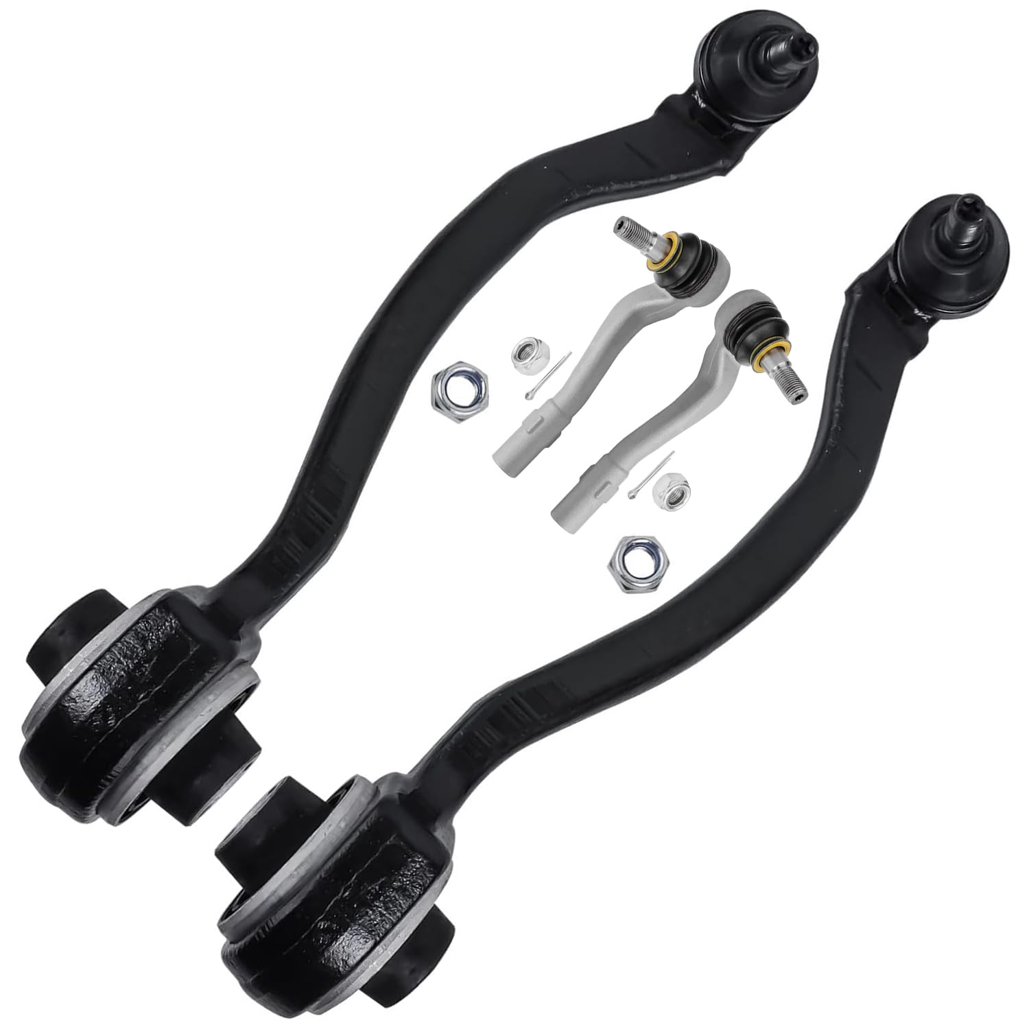 Detroit Axle - Front Control Arms Tie Rods for Mercedes-Benz C240 C280 C320