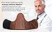 The HipClip – Handmade Leather Stethoscope Holder (Brown) Full Grain Leather