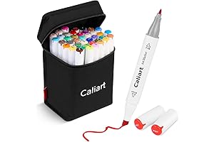 CaliArt 41 Colors Dual Tip Art Markers