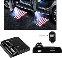 Vista 7 de 2 PCS Luces de Puerta de Automóvil Proyector de Logotipo, Luz Inalámbrica de Logotipo para Puerta de Automóvil, Luz LED de Bienvenida de Cortesía