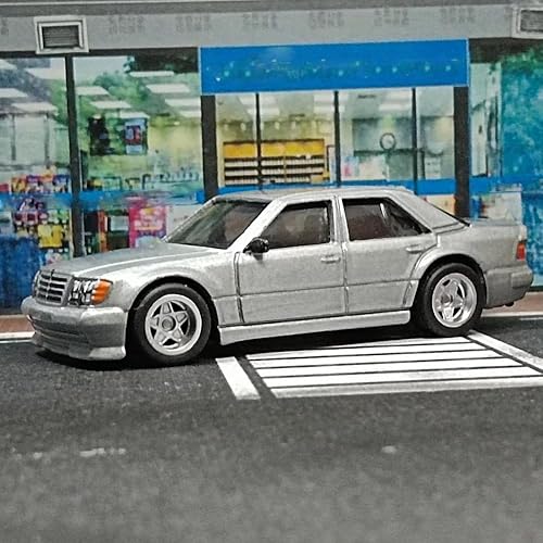 Miniatura 7 de Ruedas de autos modelo 164 con neumáticos de goma para vehículos fundidos a presión 164, deportivos, JDM, músculos, accesorios modificados en