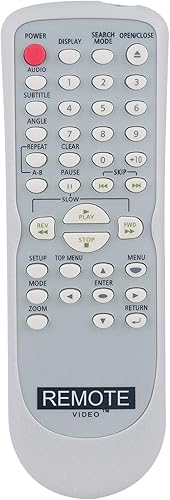 Miniatura 4 de NB052 NB052UD Control remoto de repuesto para Magnavox y Sylvania DVD CD Player MSD124 SSD204 CDVL700E DVL700E EWD7004 DVL120E DVL100E sub NB002UD