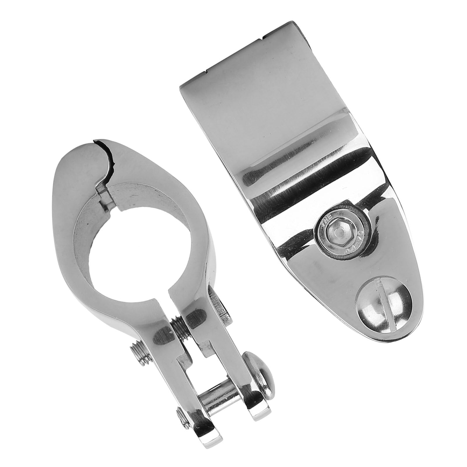 2 Stück Weniger Stahl-Boots-Marine-Scharnier-Oberbacken-Gleitbeschläge, Multifunktionales Zubehör für den Heimgebrauch (20MM)