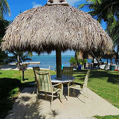 Solución para sombra en cabañas tiki con paneles de paja 6