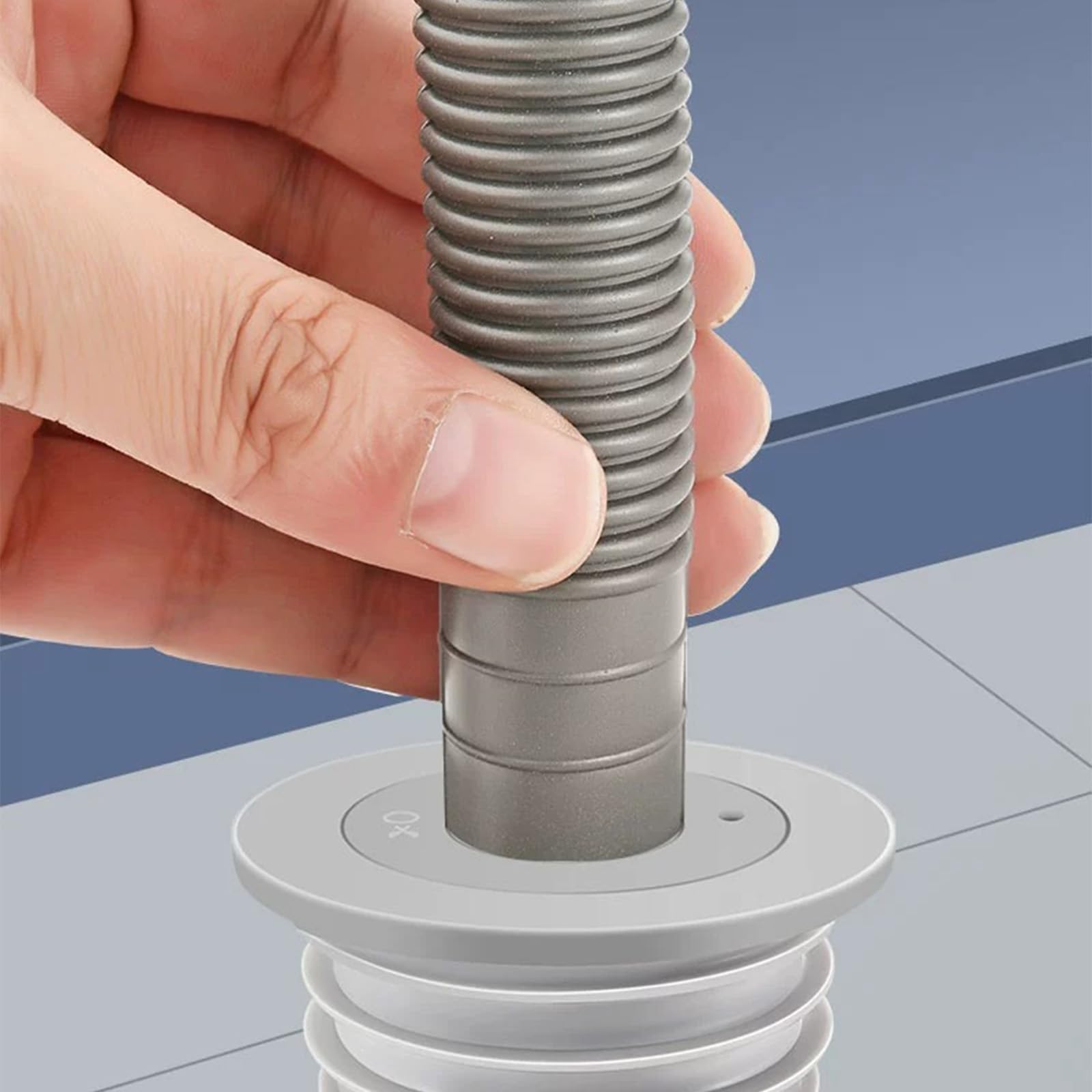 Washing Machine Drain Hose Seal Plug Sewer Pipe Seal Rings Sealing Covers for Laundry Room Kitchen Bathroom Enduring