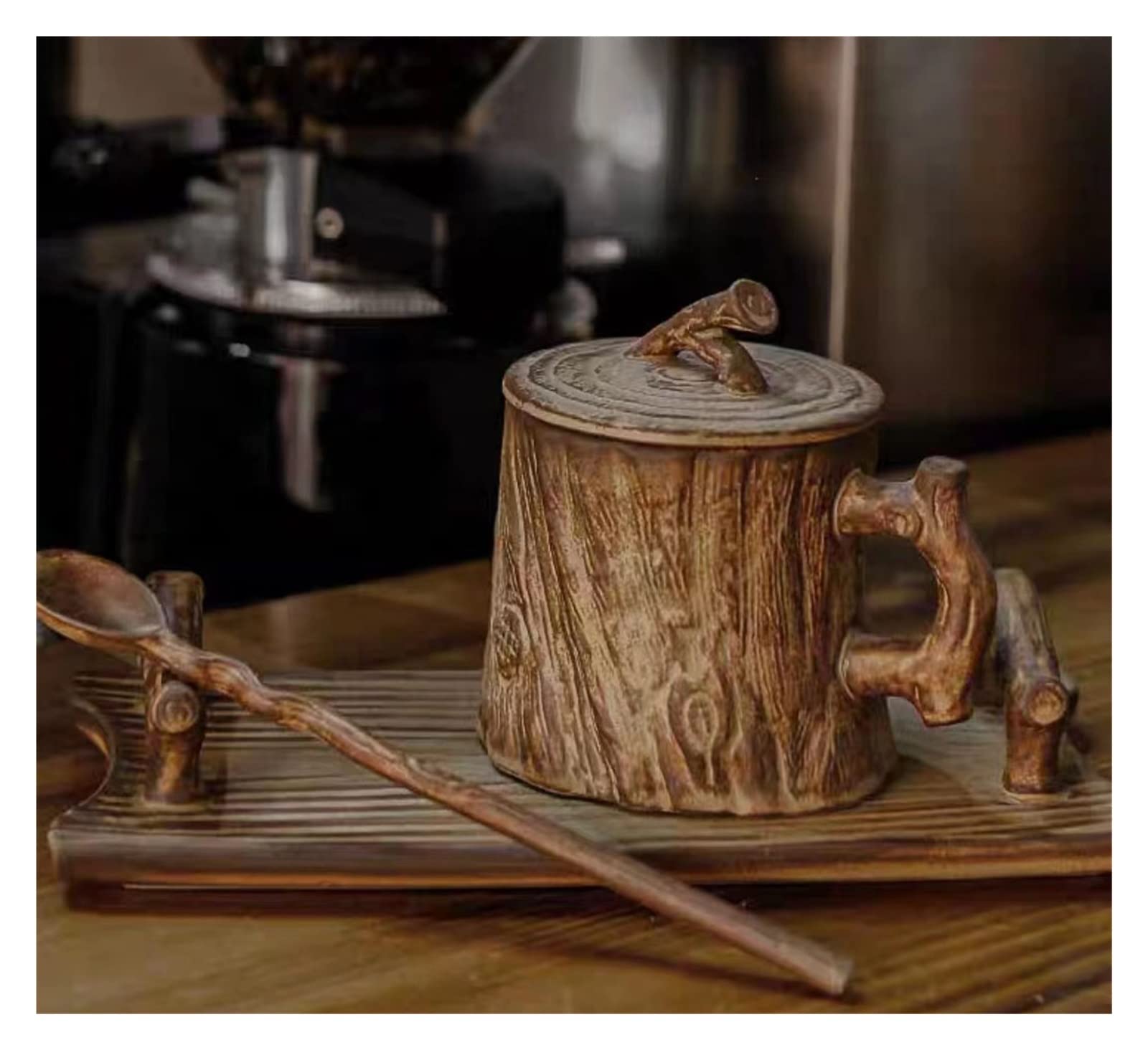 Premium ceramiczny kubek do kawy kubki kubek do herbaty kubek wody, ręcznie robiony szorstki ceramiczny kubek do kawy Yunyao spersonalizowany kubek do kawy z uchwytem kreatywny kubek w stylu retro w s