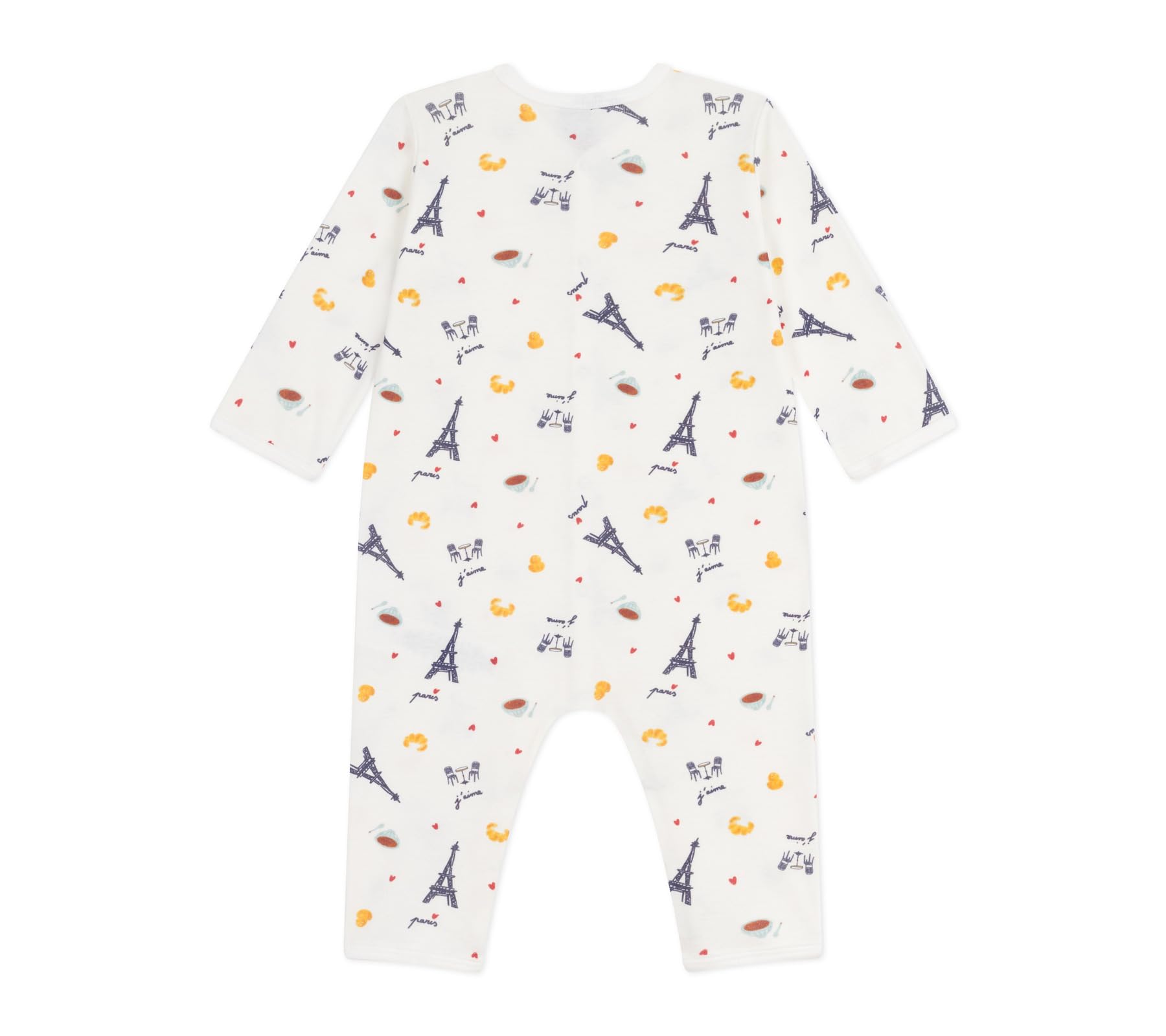 Petit Bateau Pyjama bébé en Coton sans Pieds imprimé Paris